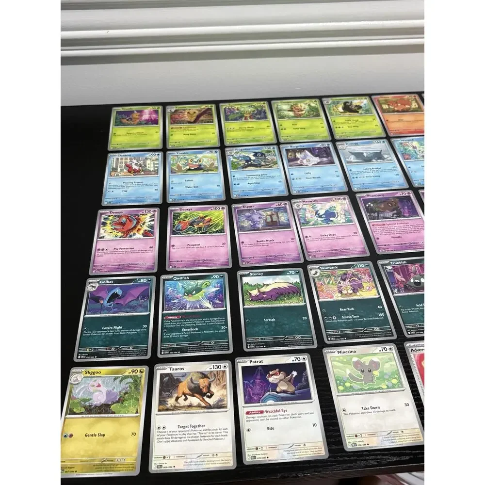 Pokemon TCG Chaos Rising Common & Uncommon Near Mint Bulk Cards - Lot of 60/86